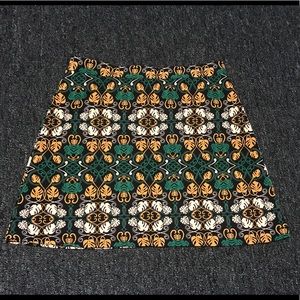 H&M HM Short Skirt green yellow